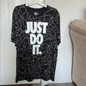Nike Black and White Graphic Tee